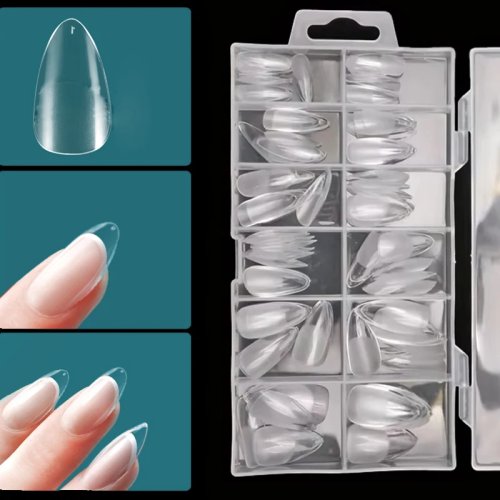 Acryl Softgel Nagelspitzen kurz/mittel lang künstliche Nägel 120 Stück inkl. Werkzeug