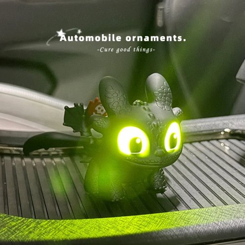 Hoe tem je een draak Tandloos Baby Glowende Sleutelhanger met Beweegbare Vleugels Knuffel Hanger, Creatief Nachtaccessoire voor Tassen