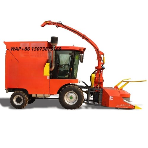 Agricultural Mini Combine Harvester for Home Use, Forage & Sweet Corn Silage Tractor Machine