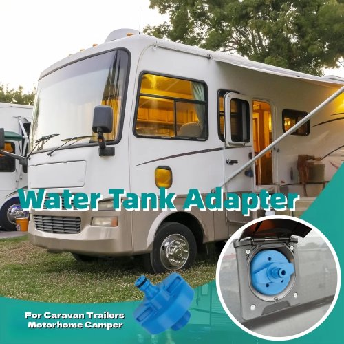 Watertankadapter voor camper, lekvrije tankvuladapter, watertank afdichtingsaccessoires voor caravan, trailer, camper en motorhome