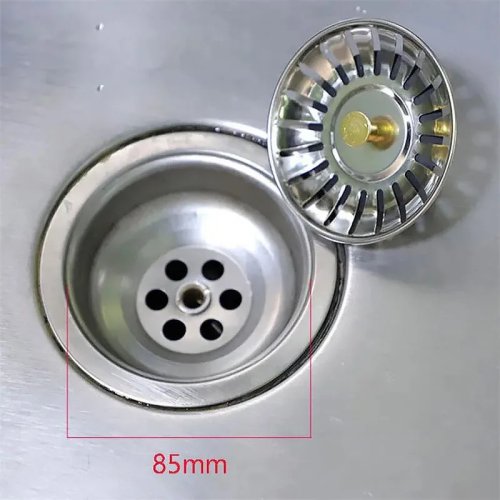 2 Pack Kitchen Sink Strainer Stopper, Drain Filter Waste Plug, Floor Drain Strainer