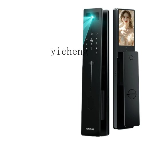 CC29 Smart Door Lock with Fingerprint, 3D Face Recognition & Password - Anti-Theft