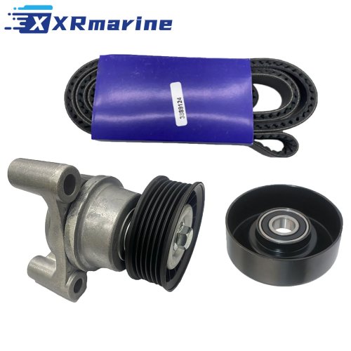 ジェネレータードライブベルト修理キット Volvo Penta 4.3L 5.0L 5.7Lシリーズエンジン適合 3817287 3889124 3861009 3885250交換