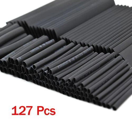 127pcs Heat Shrink Tubing Kit, 2:1 Waterproof Electrical Wire Sleeve Assortment