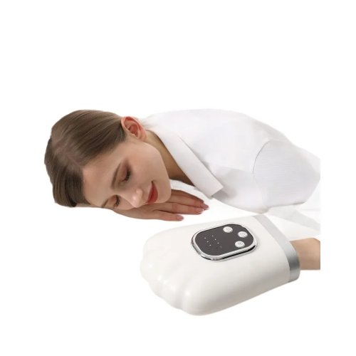 Masajeur de Main Intelligent Personnalisable avec Compresse Chauffante pour Doigts, Paume et Poignet