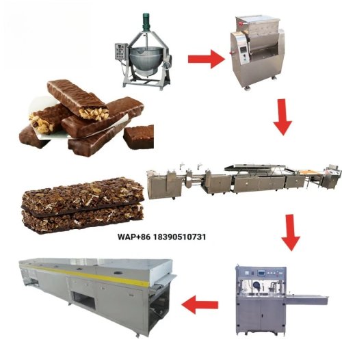 Stainless Steel Chocolate Bar Production Line for Candy Coating