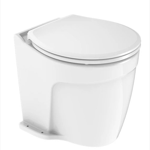 Toilette en céramique pour yacht/camping-car - Toilette marine auto-amorçante avec télécommande