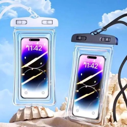 防水スマホポーチ 水泳・ダイビング・ビーチ・プール・スキー用 ドライバッグ
