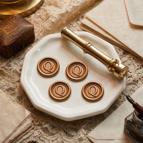 26 Con Dấu Sáp Mini Chữ Cái, Đầu Đồng Thau Màu Vàng với Tay Cầm Kim Loại Kiểu Tre, để Làm Thiệp Chúc Mừng, 74x15mm
