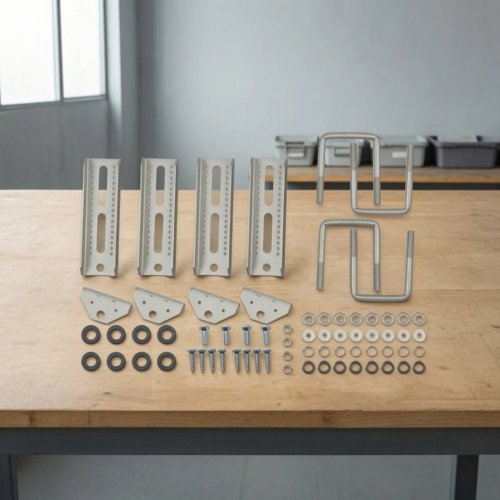Kit de support pour remorque de bateau - Support de traverse, robuste, complet