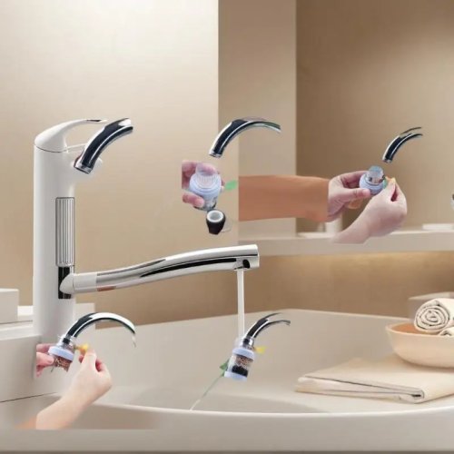 Faucet Water Filter, Kitchen Tap Water Purifier, Mini Carbon Filter Cartridge