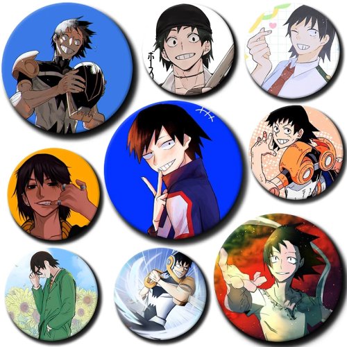 Hanta Sero Anime Pin 58mm - My Hero Academia Brooch Badge for Backpack & Clothes, Gift