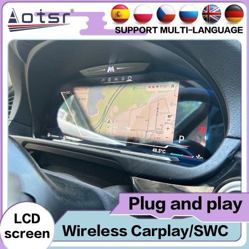 Digitaal Android LED-dashboard voor BMW 5-serie 6-serie 7-serie X3 X4 X5 X6 F07 F10 F11 F18 F06 F12 F13 F01 F25 F26 F15 F16 E60 E61 F30