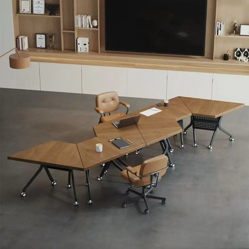 Set de Mesa y Sillas de Sala de Juntas Modular de Lujo Italiano para Oficina Negocios 2025 Nuevo
