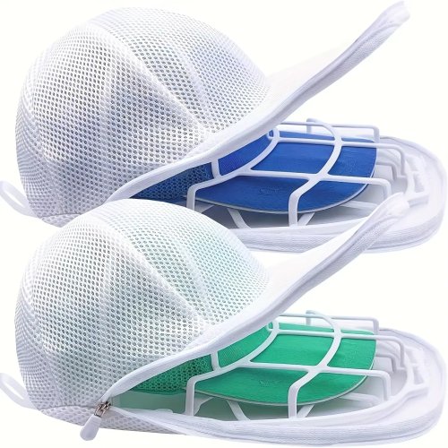 Hat Cleaning Cage for Washing Machine with Mesh Bag