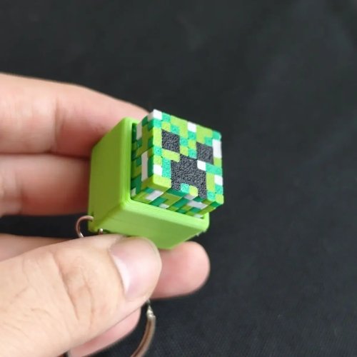 ของเล่น Fidget Clicker คีย์บอร์ด Minecraft - พวงกุญแจคลายเครียดสำหรับผู้ใหญ่