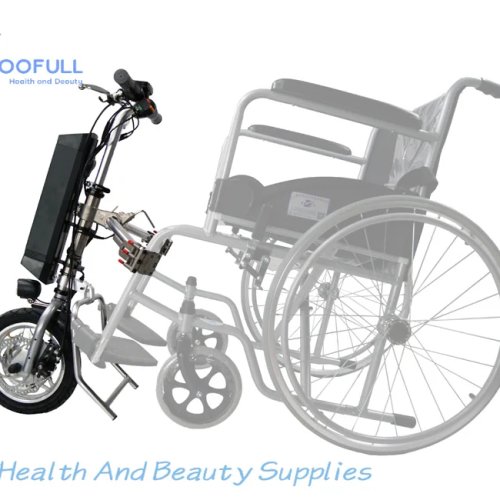 Coofull 250W/350W Electric Wheelchair Motor Wheels LCD Display Aluminium Alloy Handcycle with Wheelchair Attachment