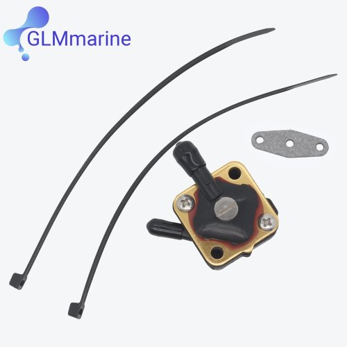Pompa del carburante con kit guarnizioni per motore fuoribordo Johnson Evinrude 6 8 9.9 15 HP - Sostituisce 397839 391638 395091 397274 395090 382875