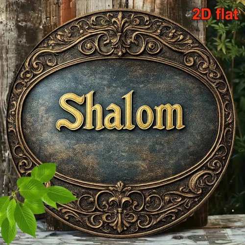 CIFBUY Retro Nhôm Nghệ Thuật Tường Chống Nước Bền Biển Kim Loại Trang Trí Nhà Phòng Khách Phòng Học Văn Phòng Sân Hiên Kinh Doanh