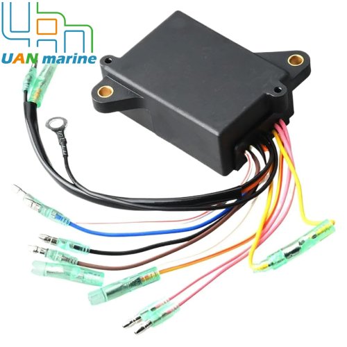 13-Wire CDI Unit Assembly Ignition Coil Replacement for Yamaha 4-Stroke 8HP 9.9HP Outboard Engines - Replaces 68T-85540-00