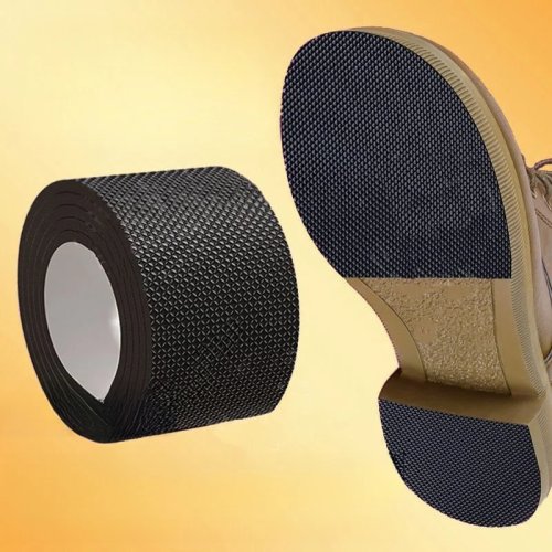 1 Rollo de Protector para Suela de Zapato Antiderrapante, Grueso y Antiabrasión – Para Tacones Gruesos que Reducen el Ruido
