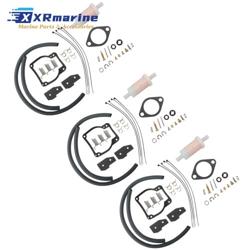 Bộ Phục Hồi Bộ Chế Hòa Khí 1395-8236354 (3 Bộ) cho Động Cơ Gắn Ngoài Mercury Mariner 50-115 HP 1395-8236353 1395-811222