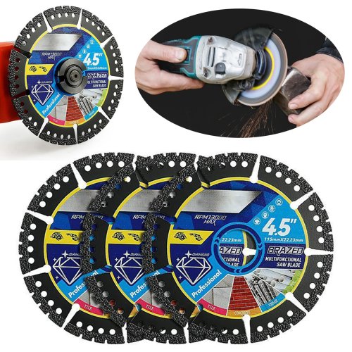Multi-Material Angle Grinder Cutting Discs for Metal, Tile, Stone, Plastic, Alloy, Cast Iron, Marble