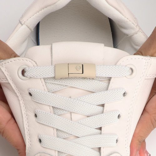 Cordones elásticos sin amarrar para tenis, agujetas de colores con bloqueo, agujetas planas de 8 mm de ancho para niños y adultos