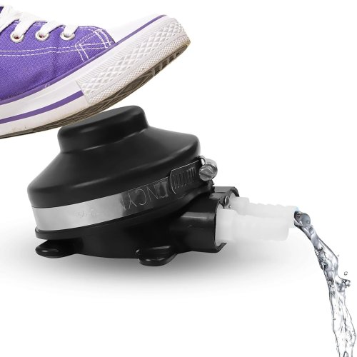 Máy bơm nước chân hàng hải, tự mồi, cho ống mềm 1/2", cho thuyền, RV, đáy tàu, bếp, nhà vệ sinh, chậu rửa