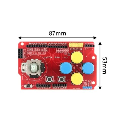 Джойстик-шилд для Arduino, плата розширення, аналогова функція клавіатури та миші, DIY