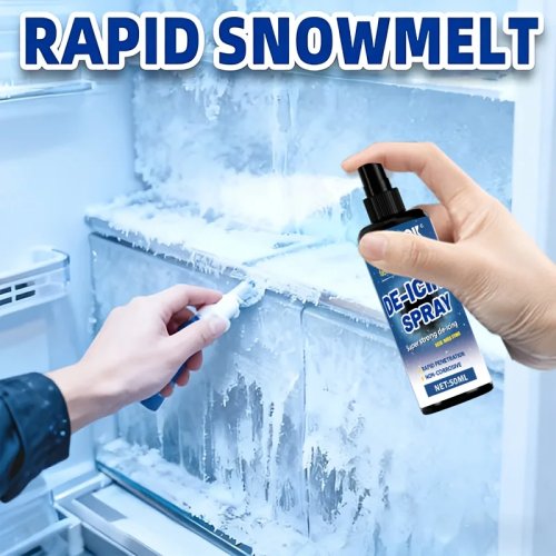Refrigerator & Freezer De-Icing Agent - Fast-Acting Defrost Liquid for Ice and Frost Removal