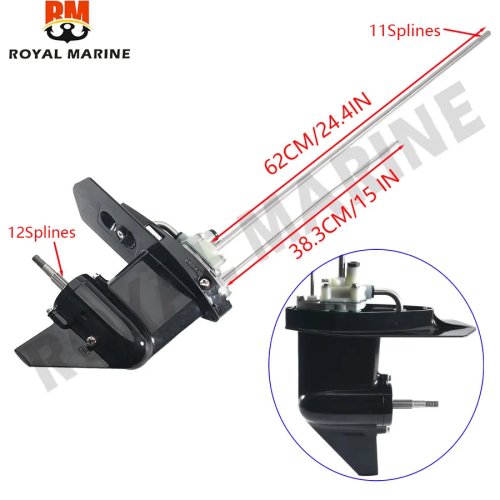 369S87302-2 Gruppo piede lungo per motore fuoribordo Tohatsu 2T M4C M5B VM5BS serie 369-87302-2 3GRQ873020 369-87302