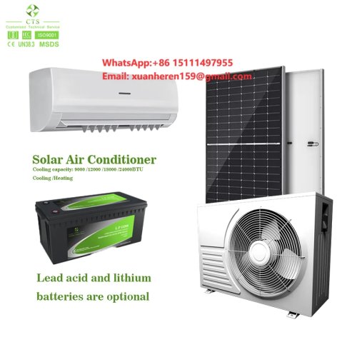 High Quality Solar Powered Off-Grid Split Air Conditioner with Battery, Wall Mounted