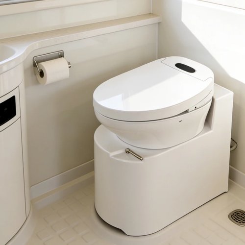 Airow Elongated Smart Bidet Toilet Seat, Electronic Warm Water and Dryer, Luxury Bathroom Seat Cover