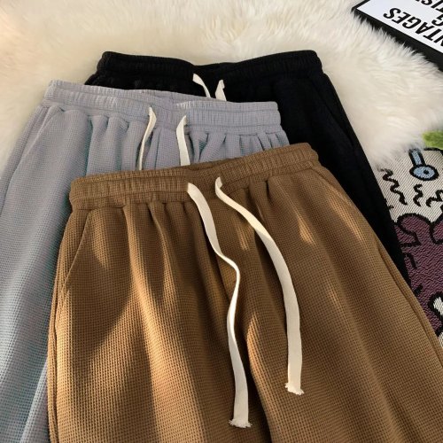 Quần short nam mùa hè, thoáng mát, dáng thẳng, màu trơn, nhẹ, phù hợp đi biển, thể thao