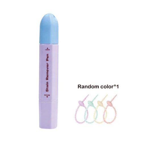 Stylo détachant portable 12 ml à double tête avec brosse, dégraisseur, instantané sans eau pour les voyages