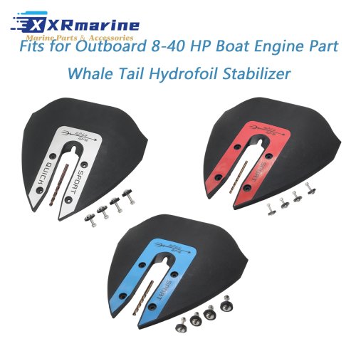 Sport 200 Whale Tail Hydrofoil-Stabilisator für Außenbordmotoren 8–40 PS – Bootsmotor-Ersatzteil, kompatibel mit den meisten Marken