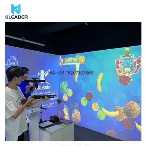 Infrared Interactive Projection Shooting Game Simulator for Projector, VR Arcade