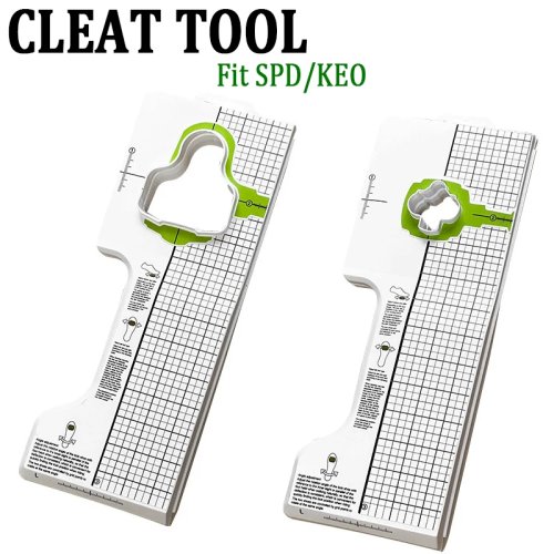 MTB & Road Bike Pedal Cleat Tool for SPD/KEO, Bicycle Shoe Cleat Adapter for Cycling Locking Shoes