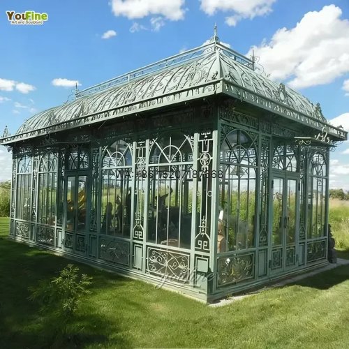 Victorian Wrought Iron Garden Greenhouse
