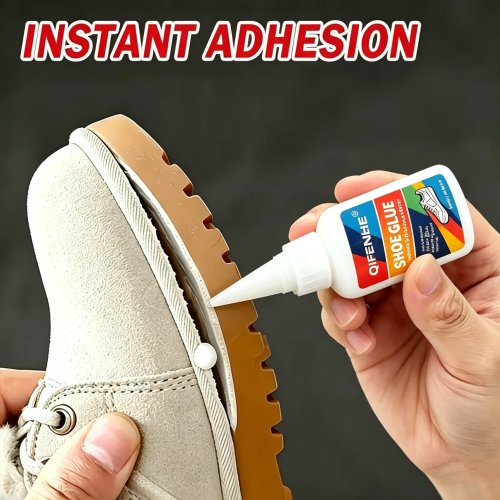 Colle de réparation pour chaussures à séchage rapide – Adhésif puissant pour semelles, talons décollés, toile et tous types de chaussures