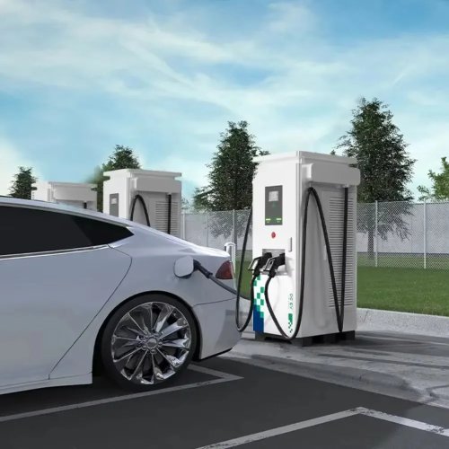 Estación de carga rápida DC para vehículos eléctricos comercial, de suelo, 60kW 120kW 320kW 360kW