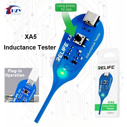 RELIFE XA5 Inductance Tester – Non-Contact Electromagnetic Fault Detection for Phone PCB Motherboard Repair Diagnostic Tool