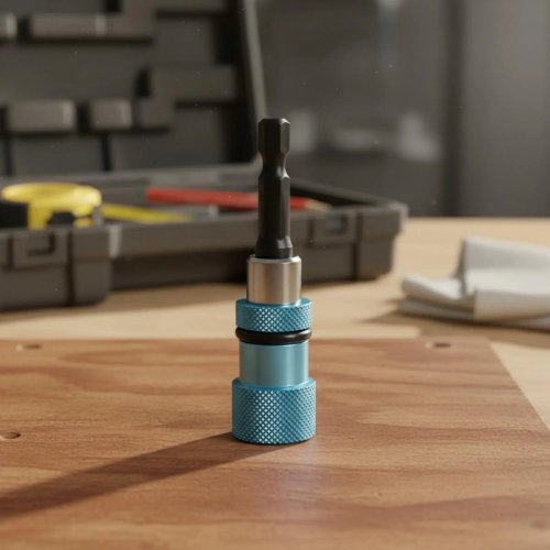 Suporte de bits de mudança rápida, adaptador de haste hexagonal resistente com libertação rápida, acessório de oficina para trabalhos pesados, boa concentricidade