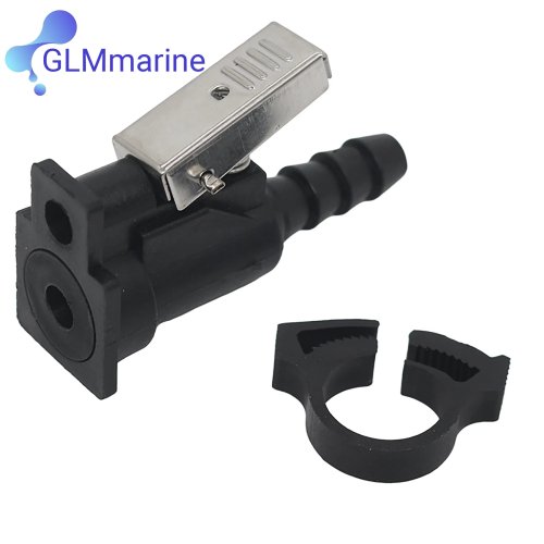 Conector de manguera de combustible para motores fuera de borda OMC Johnson Evinrude 5/16" 8mm 2.5-250 HP – Reemplazo 176745 775640 0174508 0775640