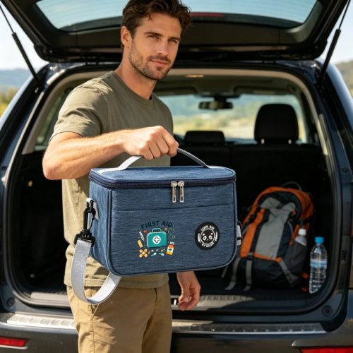 Large-Capacity First Aid Kit – Multi-Scenario for Home, Office, Car, Outdoors, Camping, Travel & Survival