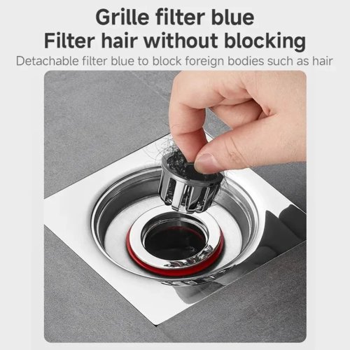 Deodorizing Floor Drain Cover - Anti-Smell Sewer Filter, Multipurpose Waterproof Sealing Drain Insert