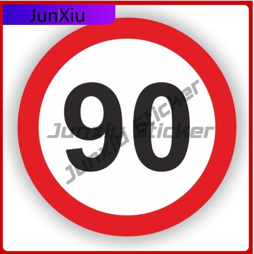 Funny Speed Limit Car Sticker - Waterproof & Durable Decal