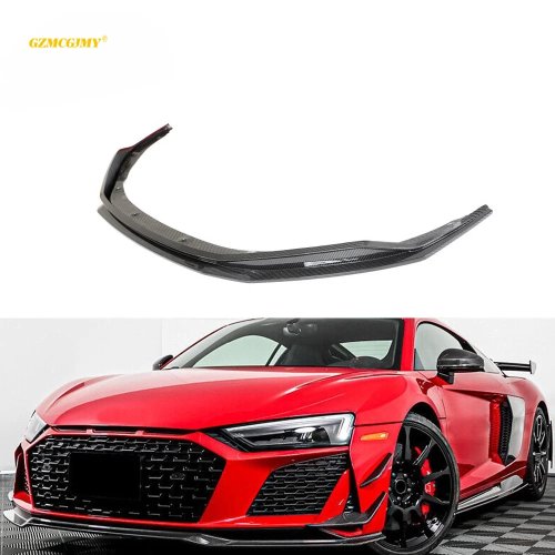 Prepreg Droog Carbonfiber Voorbumper Lip Splitter Spoiler voor Audi R8 V10 2023
