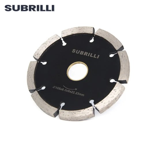 SUBRILLI 4" Lưỡi Cắt Kim Cương Tuck Point cho Bê Tông Đá, Tạo Rãnh, Phân Đoạn 8mm, Cắt Mạch Vữa